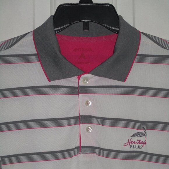 Antigua Mens S/S "Heritage Palms" G.C. (Indio, CA) Golf Polo Shirt - Size Medium - Picture 2 of 3